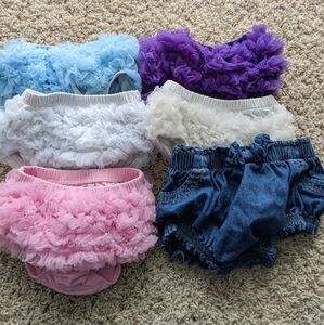 Little girls Ruffle diaper covers